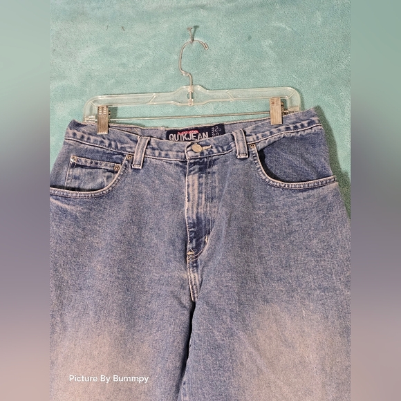 Vintage Y2k 90s Quiksilver Quikjean Baggy Skate Jeans Wide Leg Jnco Style - Picture 2 of 14